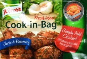 Knorr Cook in Bag Garlic & Rosemary